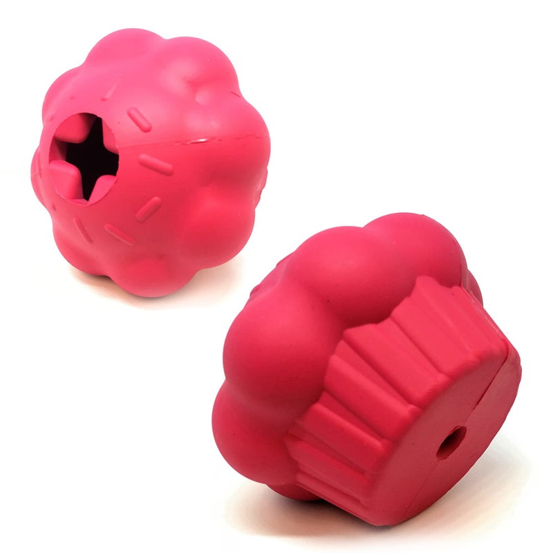 SodaPup MuttsKickButt Cupcake â€“ Durable Dog Treat Dispenser & Chew Toy Made in USA from Non-Toxic, Pet Safe, Food Safe Natural Rubber for Mental Stimulation, Problem Chewing, Calming Nerves & More - Image 2